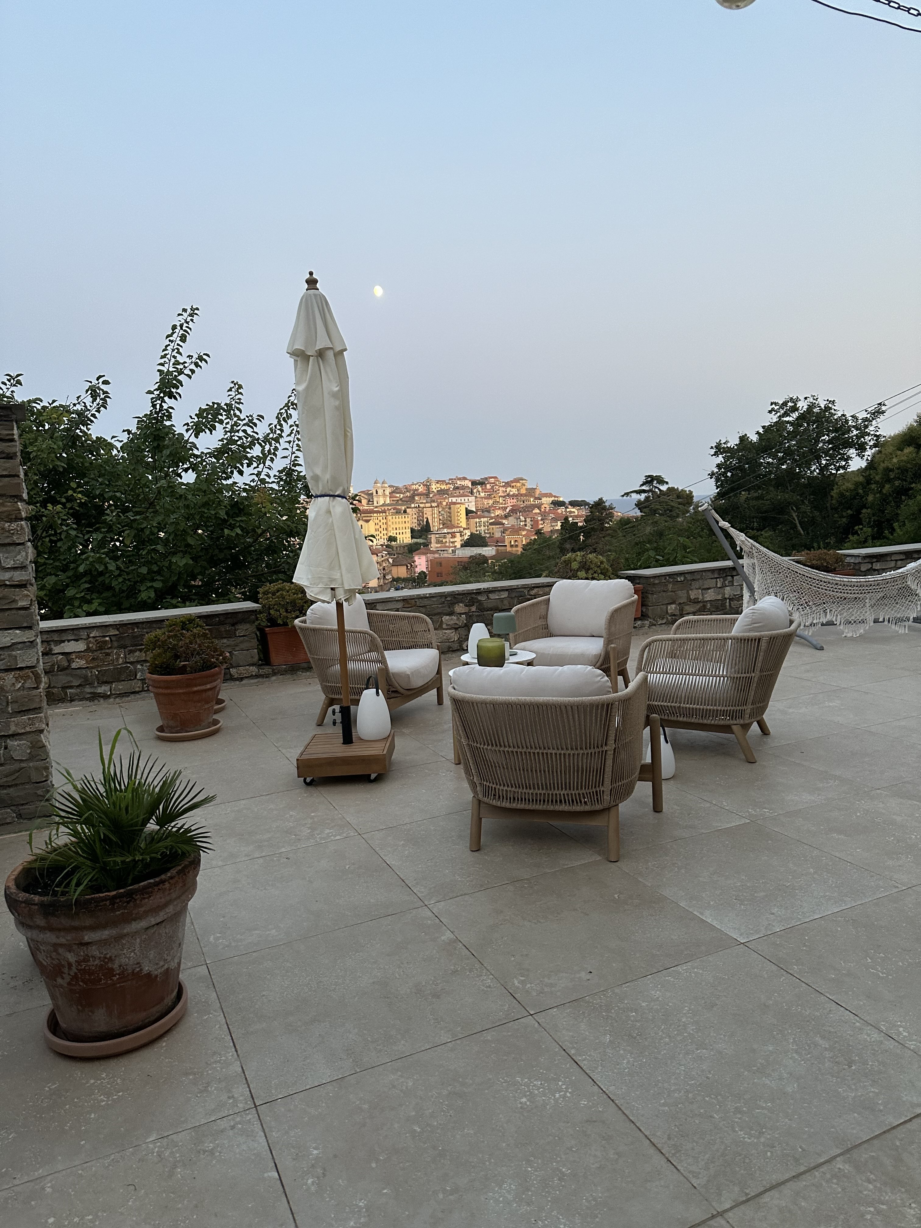 Sittegruppe på terrasse
